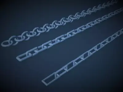Chain pack 3D model
