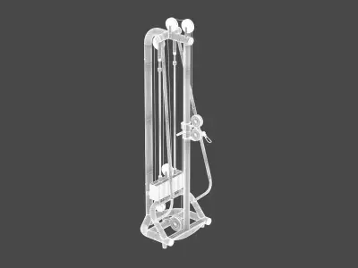 Technogym Cable Stations Ercolina Rehab 3D model