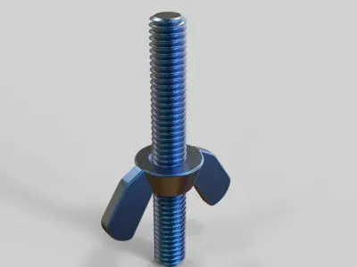 M5 Wing Nuts 3D print model