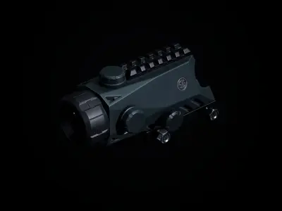 Bravo 4 PBR Low-poly 3D model