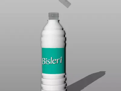 Plastic Water bottle packaged  3D model