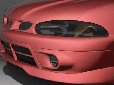 Proton Wira 2001 3D model