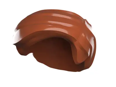 Custom3Dprint Minifigure Accessory - Minifigure Hair S2 - 068 3D print model