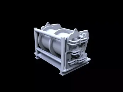 winch for ship model 3D print model