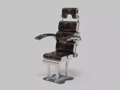 SciFi Armchair 3D model