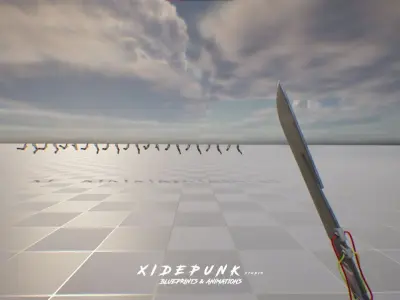 First Person Blade Animations 3D model