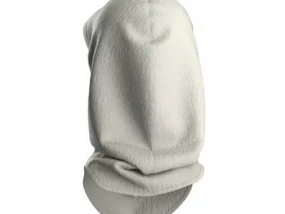 Grey Balaclava 3D model