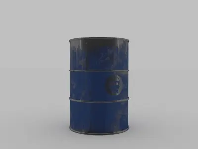 Barrel Low-poly 3D model