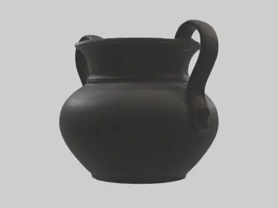 Ironpot Model Low-poly 3D model