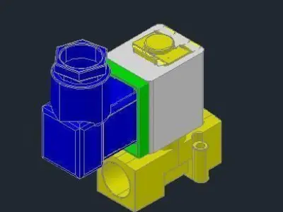 14 air solenoid valve Free 3D model