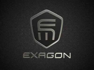exagon logo 3D model