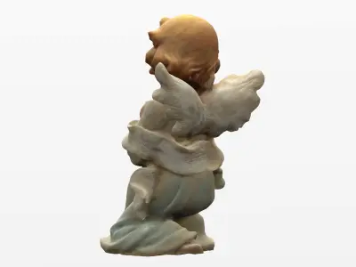 Baby Angel statuette 3D scan 3D model