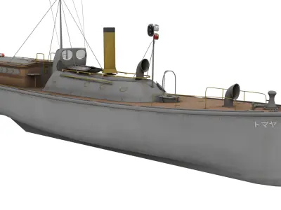 17m Motor pinnace 3D model