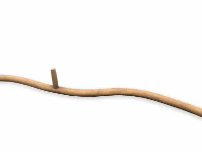 Scythe Low-poly PBR Free low-poly 3D model