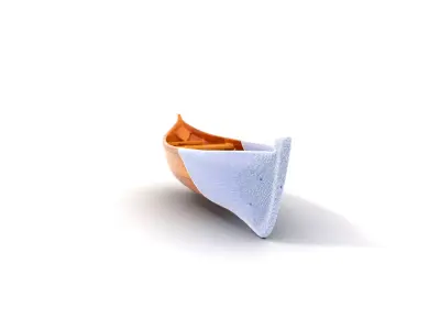 Wooden Canoe Model Pack with Multiple Levels of Detail Low-poly 3D model