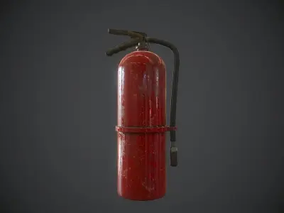 Fire extinguisher pbr Low-poly 3D model get