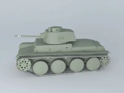 Panzerkampfwagen 38 t 3D model