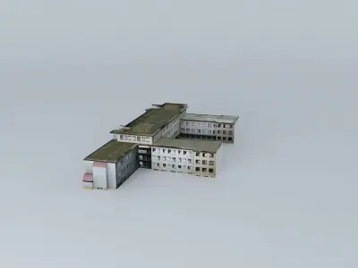 Old hospitalStar nemocnica Free 3D model