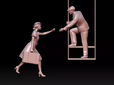 passengers 3D print model purchase