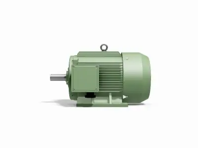 250M B3 Right 4-8 Pole IEC electric motor - 3D CAD model 3D model