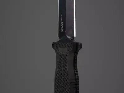 SOG Pentagon Tactical Knife - Lowpoly Game Asset Low-poly 3D model