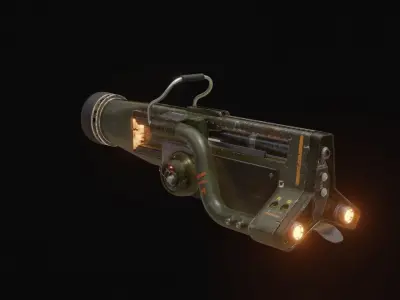 Hand Gun 3D model buy