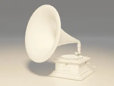 Phonograph 3D model