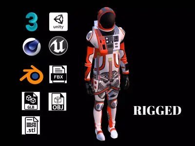 Astronaut Spacesuit  3D model