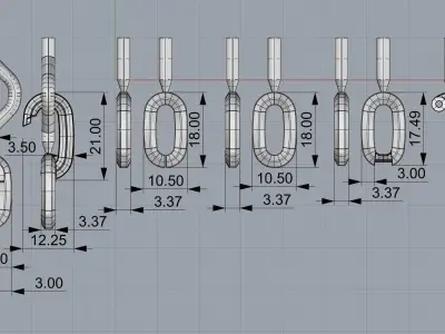 Brutal Chain Collection 3D Model Pack