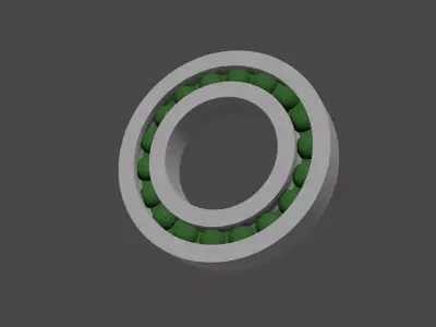 R20Bearing ball bearing 3D model