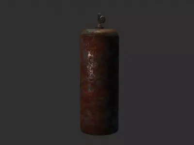 Gas or liquid tank 3D model