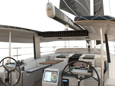 Hanse 675 yacht BOSS 3D model