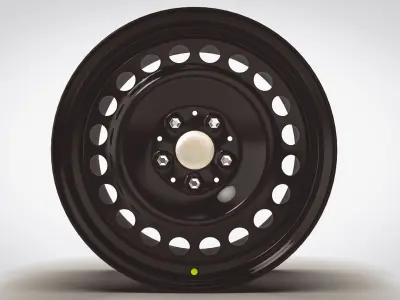 Car Steel Rim 3D model