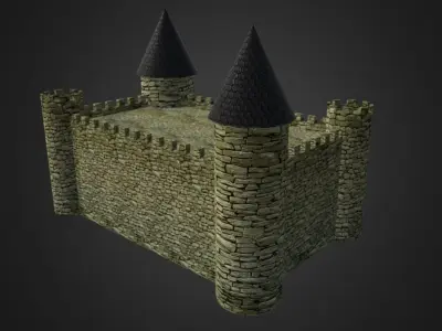 Castle 3D model purchase