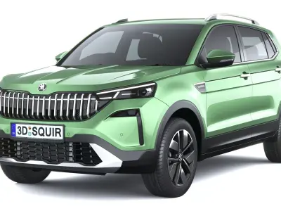 Skoda Kushaq 2026 3D model