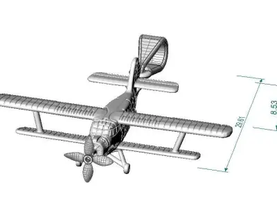  pendant aircraft 3D print model