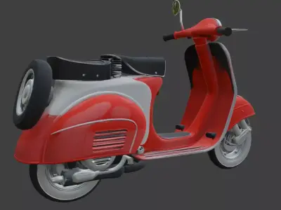 3D Model of Scooter 3D model