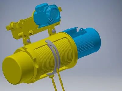 Monorail Trolley FA 3D model 3D model