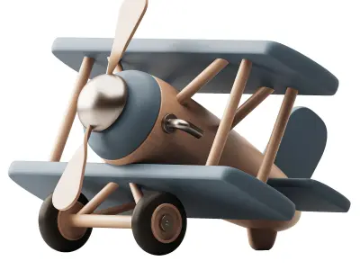 TOY Plane 3D model 5