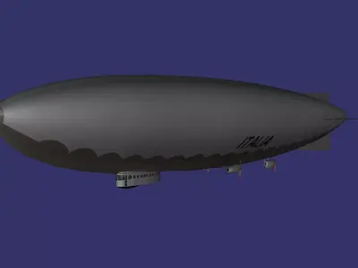 Italia N4 Low-poly 3D model