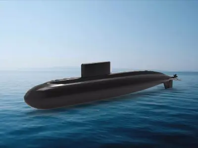 Kilo-class submarine 3D model