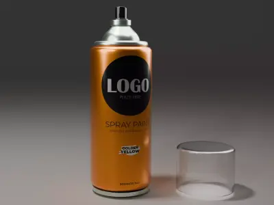 Spray bottle 3D model order