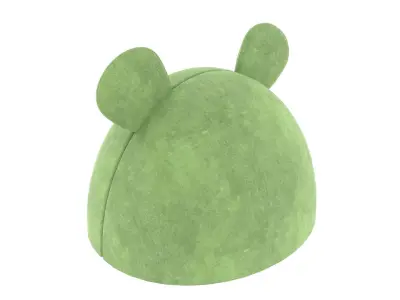 Mouse Meow Hut Cat Hut Cat Tent Green 3D model