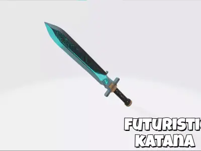 Ultimate Katana Collection Traditional and Futuristic 3D model