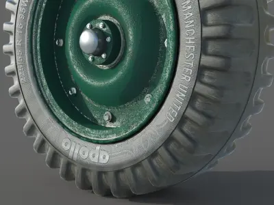 Jeep wheel Rim  3D model