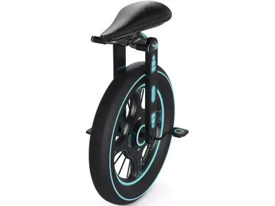 Unicycle 3D model