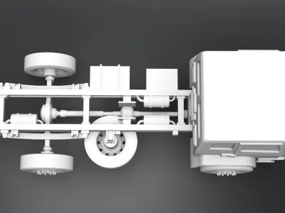 DAF T244 scale model 3D print model