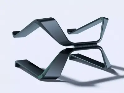 Modern Laptop Stand 3D model