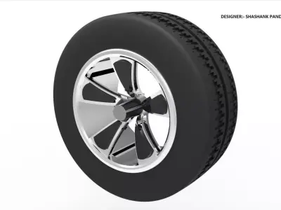 SUV tyre  Free 3D model