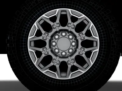 GMC Hummer EV Pickup Edition 1 2022 wheel 3D model